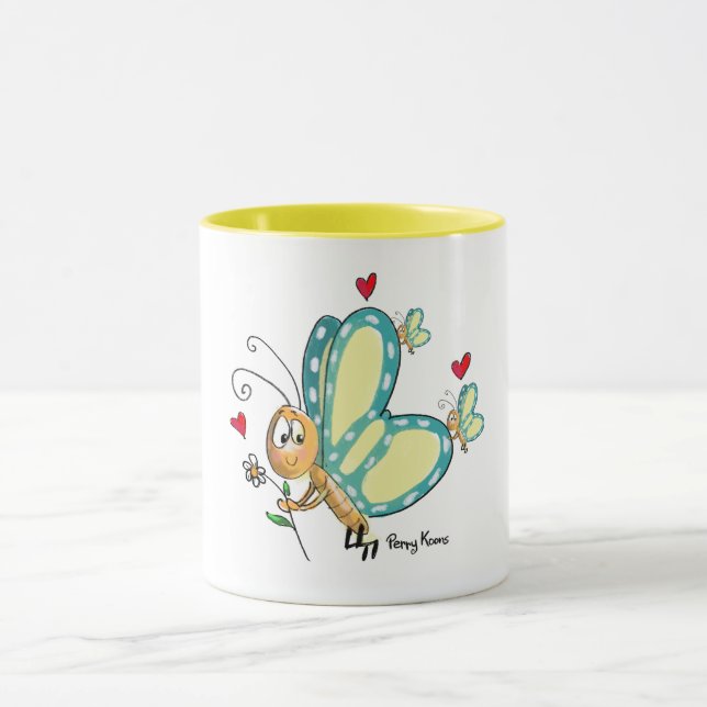 Caneca Butterfly Mug (Centro)