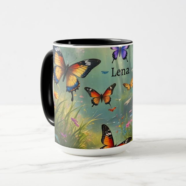 Caneca Butterfly Mug Misty Haven (Frente Esquerda)