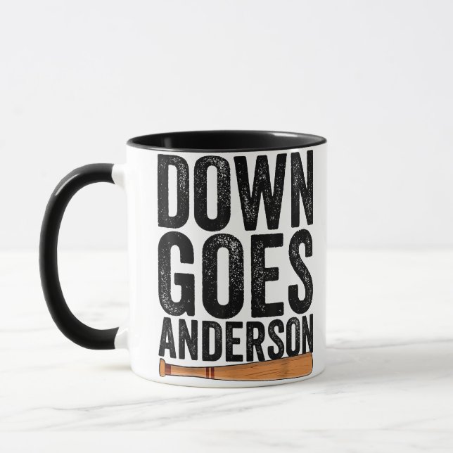 Caneca CABA ABA ANDERSON BASEBOL ENGRAÇADO presente ANDER (Esquerda)