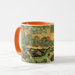 Caneca Cabanas Ciprestes Lembrança do Norte de Van Gogh