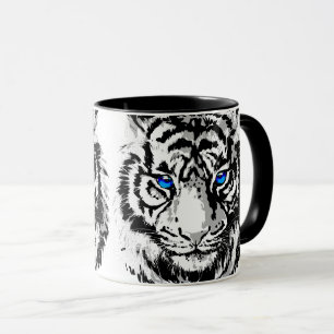 Caneca Cabeça Branca Siberiana - Café Azul Tigre