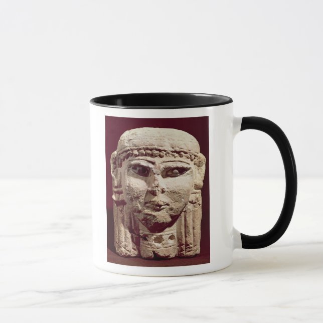 Caneca Cabeça da deusa Ishtar, de Amman, Jordão (Direita)