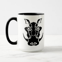 Cabeça de Carro de Estilo de Tatuagem Tribal