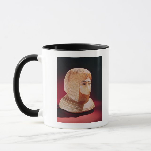 Caneca Cabeça de uma mulher, acreditada ser princesa Kiya (Esquerda)