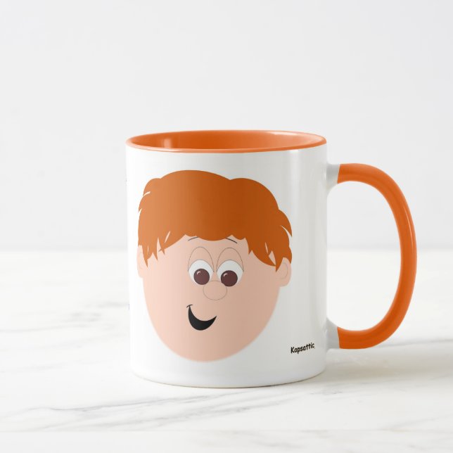 Caneca Cabeça Vermelha do Garoto dos Pernos (Direita)