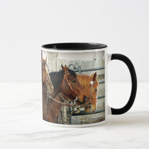 Caneca Cabeças de cavalo freadas