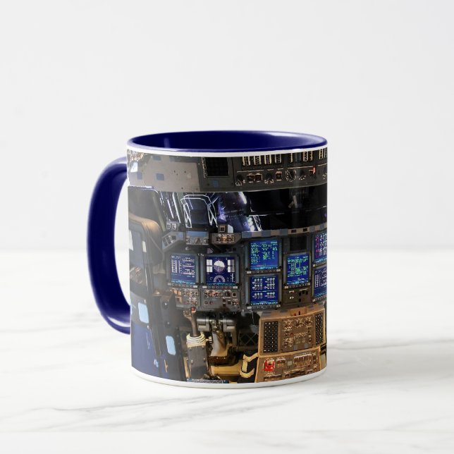 Caneca Cabina do Deck de Voo do Ônibus Espacial Endeavour (Frente Esquerda)