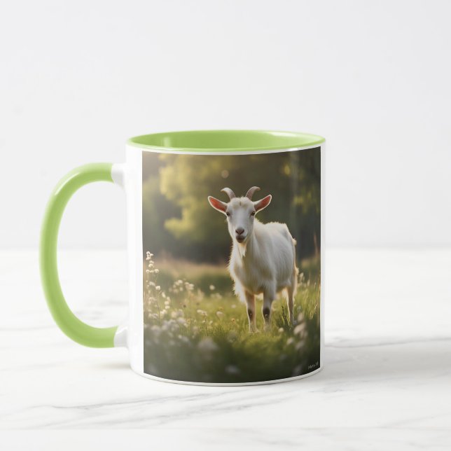 Caneca "Cabra Branca Graciosa - Vida Fazenda Serena (Esquerda)