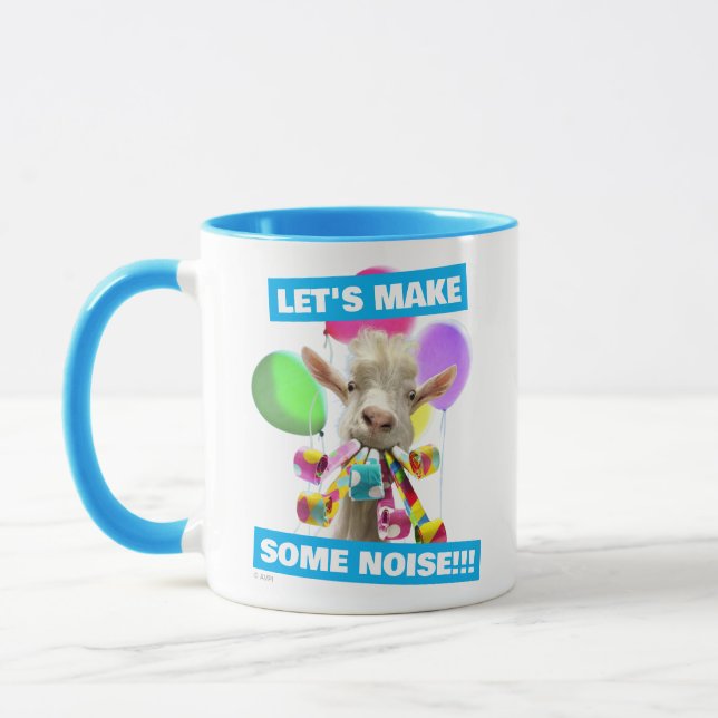 Caneca Cabra com Cornetas de Festa (Esquerda)