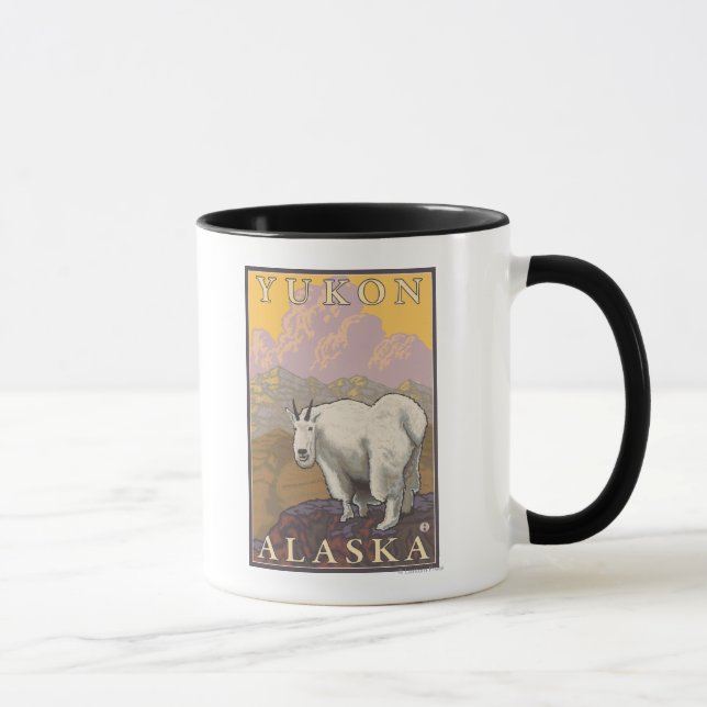 Caneca Cabra-Montanha - Yukon, Alasca (Direita)