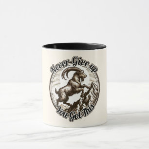 Caneca Cabra Montanhista Capricorniano Aniversário Zodíac