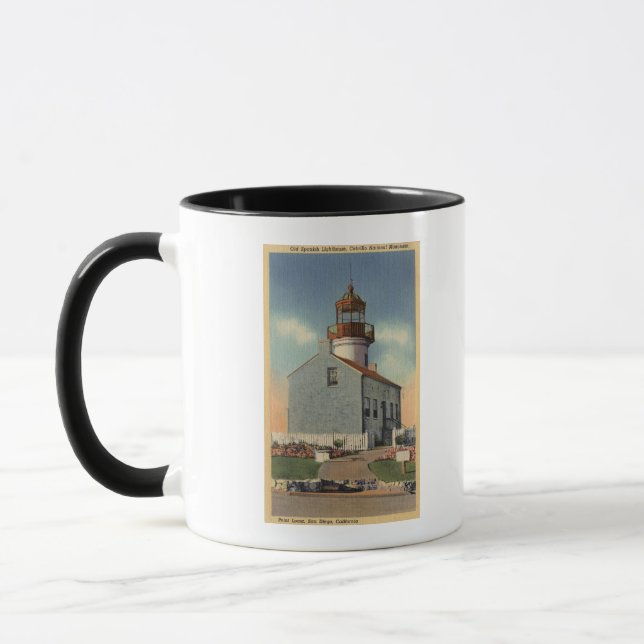 Caneca Cabrillo Nat'l Monument, Point Loma Lighthouse (Esquerda)