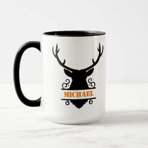 Caneca Caça ao Buck em Monograma Russo