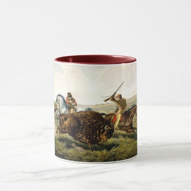 Caneca Caça ao búfalo nos EUA (Centro)