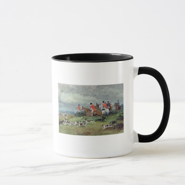 Caneca Caça de Fox em Surrey, século XIX (Direita)