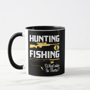 Caneca Caça e Pesca - O que mais existe - Fishe engraçado