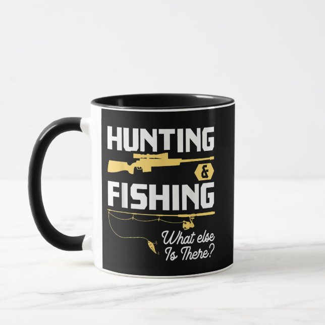Caneca Caça e Pesca - O que mais existe - Fishe engraçado (Esquerda)