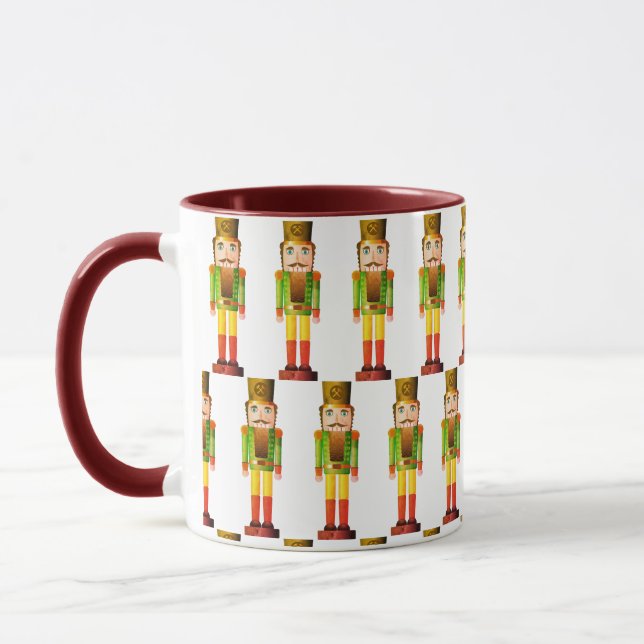 Caneca Caça-Nozes Soldier Green Christmas Mug (Esquerda)