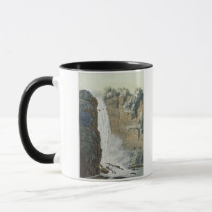 Caneca Cachoeira de Tequendama no rio de Bogotá, Colômbia