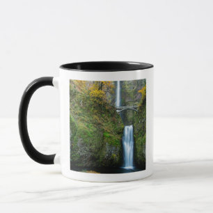 Caneca Cachoeira Multnomah no Outono no Columbia Gorge