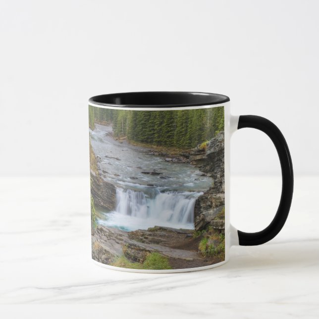 Caneca Cachoeira nas montanhas rochosas canadenses (Direita)