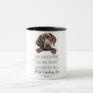 Caneca Cachorro Alemão Fofo Ponteiro Personalizado Divert