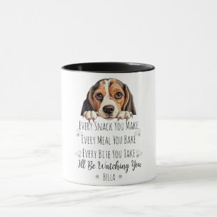 Caneca Cachorro Beagle Fofo Personalizado Divertido