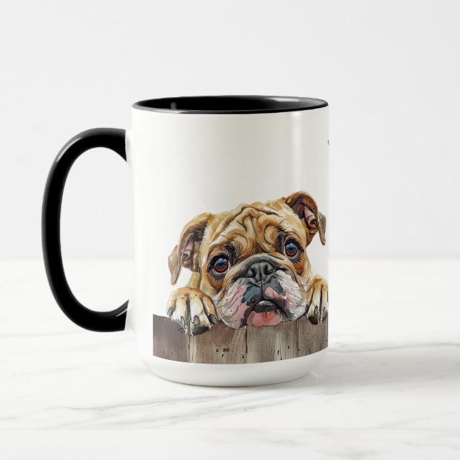 Caneca Cachorro Buldogue (Esquerda)