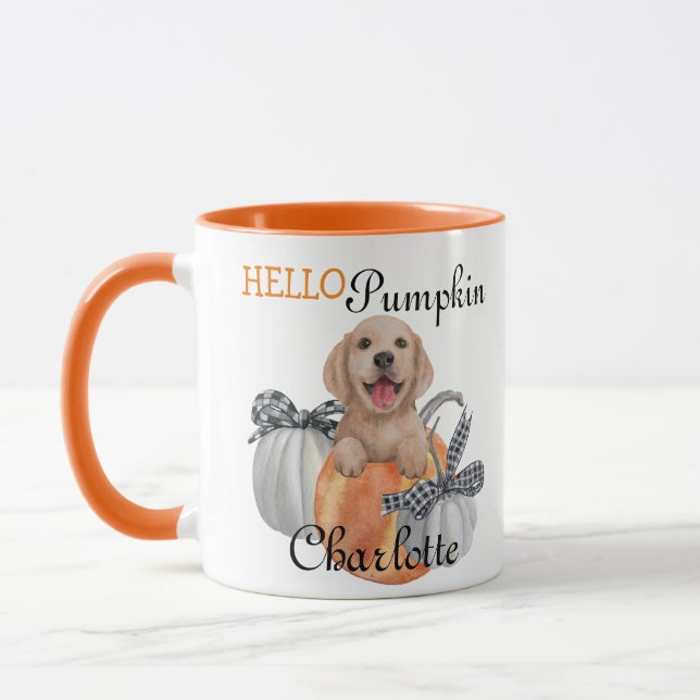 Caneca Cachorro Cachorro Cachorro Cachorro Cinza Laranja  (Esquerda)