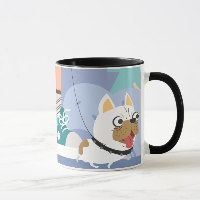 Caneca Cachorro Caminhando Mug (Direita)