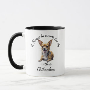 Caneca Cachorro Chihuahua Animal de Estimação Aquarela