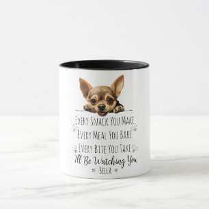 Caneca Cachorro Chihuahua Fofo Personalizado Divertido