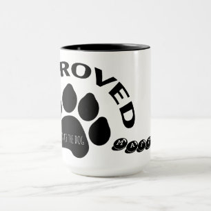 Caneca Cachorro Chinês aprovado Ano de 2018 - Mug 2 perso