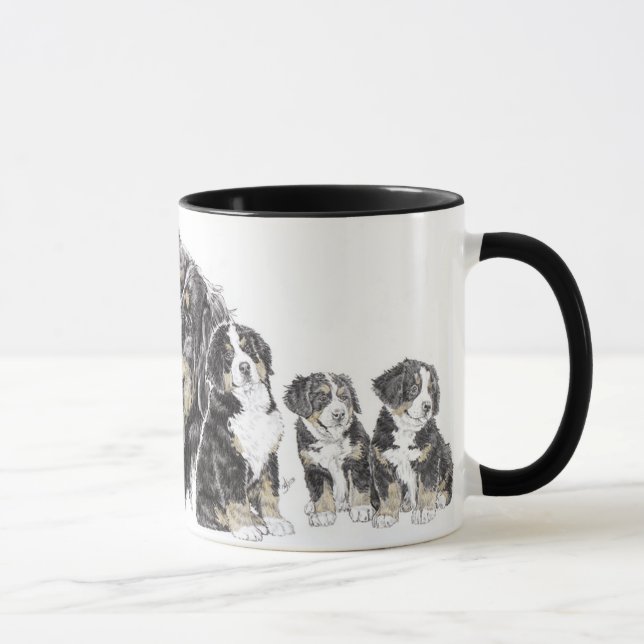 Caneca Cachorro da Montanha Bernese (Direita)