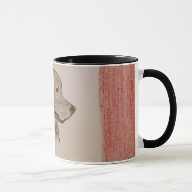 Caneca Cachorro da Terra Nova com bandeira da República (Direita)