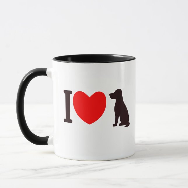 Caneca Cachorro de Amor Negrito (Esquerda)