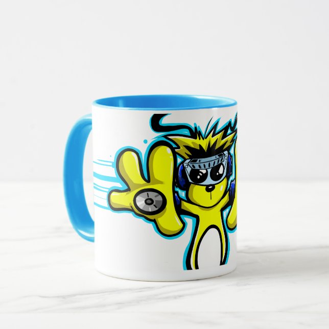Caneca Cachorro de áudio -1 Coffee Mug (Frente Esquerda)