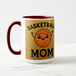 Caneca Cachorro de Basquete Mãe Combo Mug