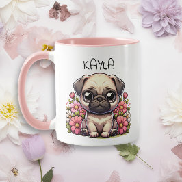 Caneca Cachorro de Cachorro Cute Personalizado