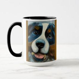 Caneca Cachorro de Montanha de Bernese | Mug de dois tons