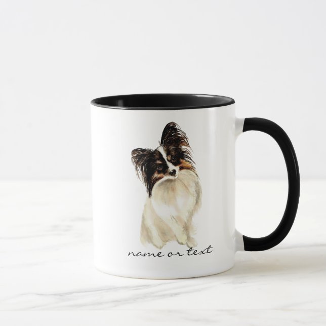 Caneca Cachorro De Papillon, Pet (Direita)