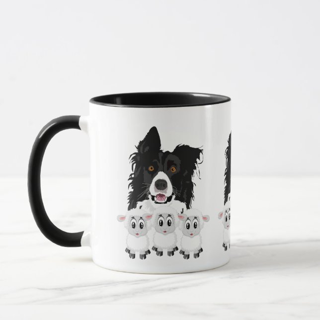 Caneca Cachorro e Ovinos de Boca (Esquerda)