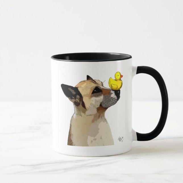 Caneca Cachorro e Pato german shepherd (Direita)