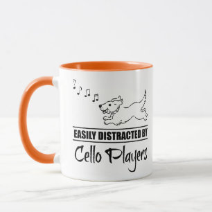 Caneca Cachorro em execução facilmente distraído por joga