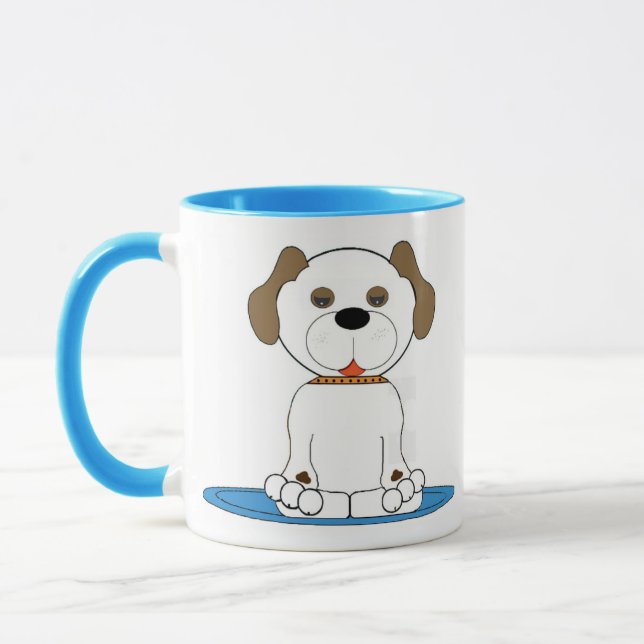 Caneca Cachorro esperando os donos voltarem para casa (Esquerda)