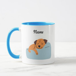 Caneca Cachorro Fofo Nome Personalizável