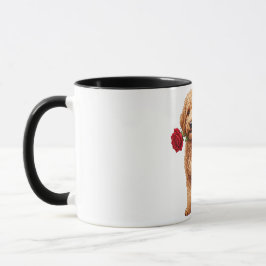 Caneca Cachorro Labradoodle Fofo