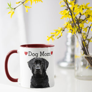 Caneca Cachorro Negro Bonito Cachorro Mãozinho