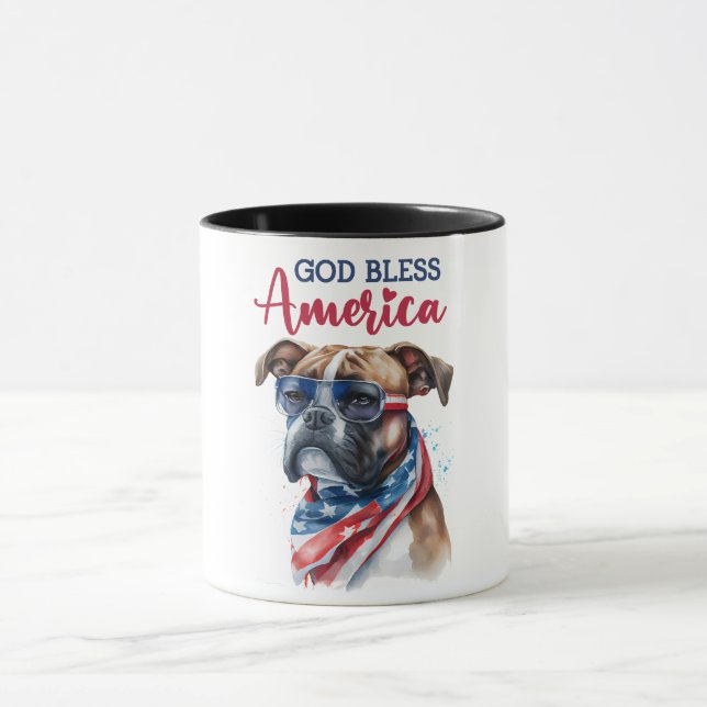Caneca Cachorro Patriota-Boxer (Centro)