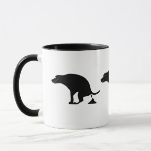 Caneca Cachorro Pooping